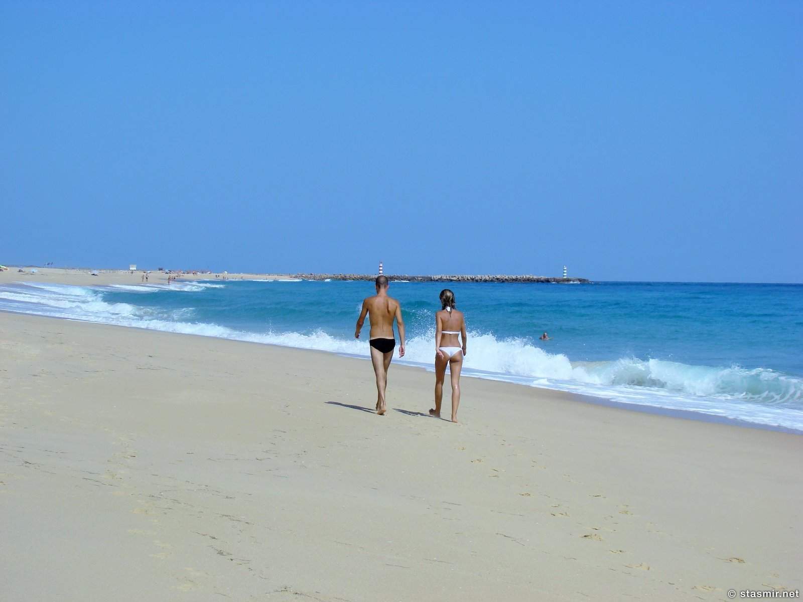 пляжи Ria Formosa или Риа-Формоза, Ilha Deserta, Algarve, пляж в Алгарве, фото Стасмир, Photo Stasmir