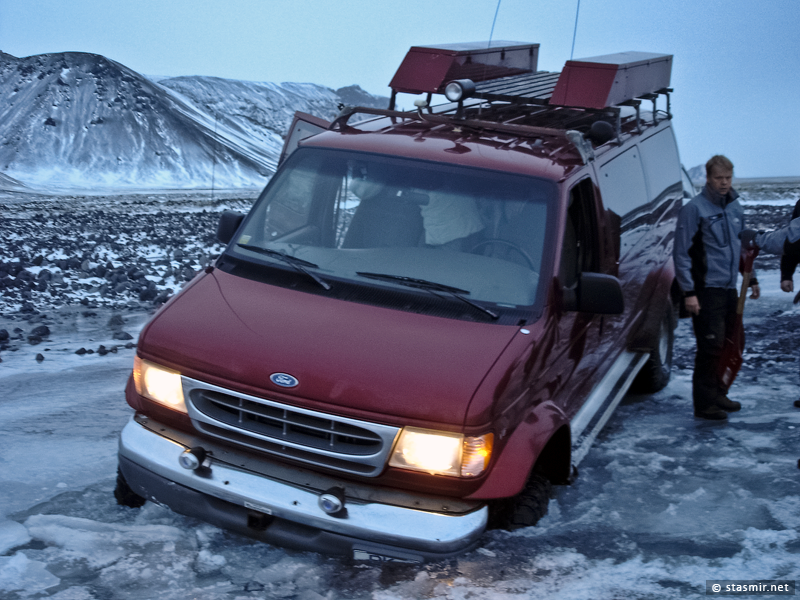Ford Econoline E350 Stuck in Iceland