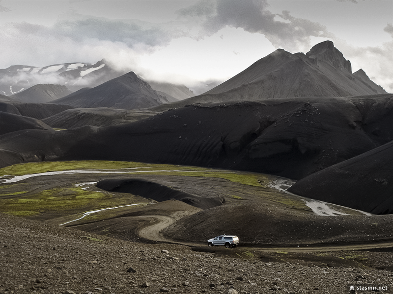 Горная тропа Fjallabaksleið Nyrðri, photo Stasmir,  фото Стасмир
