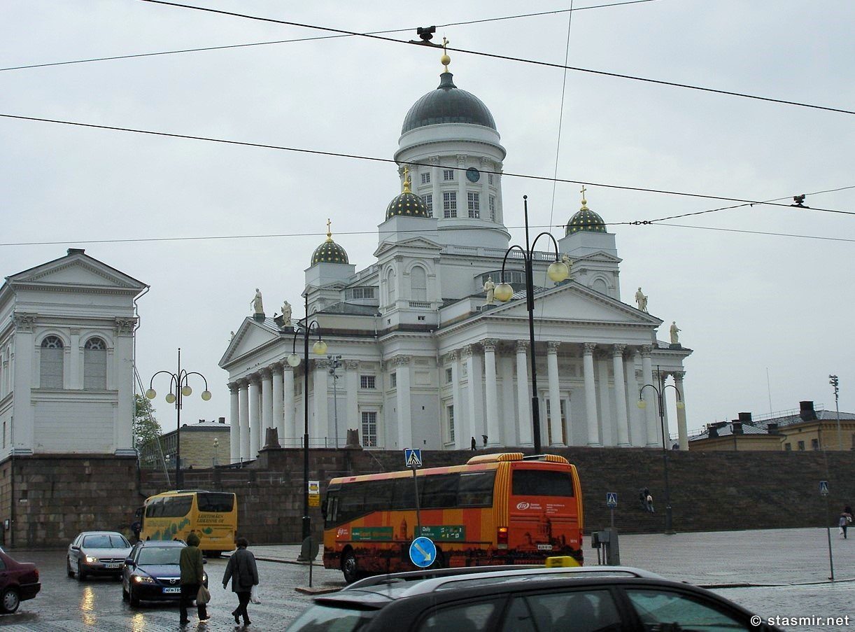 Собор Святого Николая или Кафедральный собор в Хельстинки, Сенатская площадь в Хельсинки, фото Стасмир, Photo Stasmir