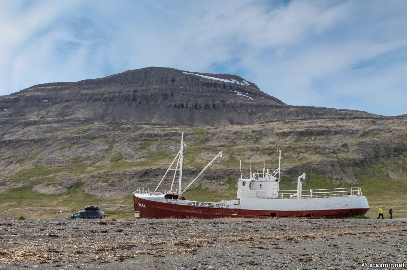 Судно «Garðar BA64» вросло в пески Западных Фьордов, Вестфирдир, Vestfirðir, West Fjords, фото Станислав Смирнов, Photo Stasmir, Фото Стасмир, Фото Станислав Смирнов