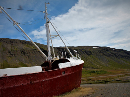Gardar BA 64 - самый старый стальной корабль в Исландии 1912 года рождения, фото Стасмир, photo Stasmir, Западные фьорды Исландии