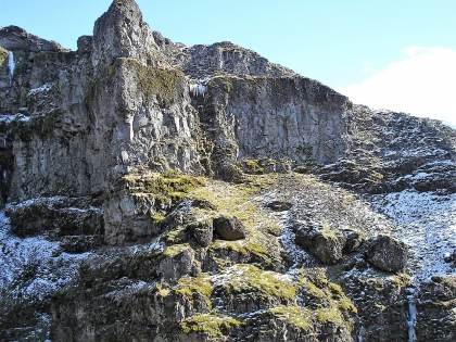 Дорога на водопад Глимур в Китовом фьорде в Исландии, Глимюр, фото Стасмир, photo Stasmir