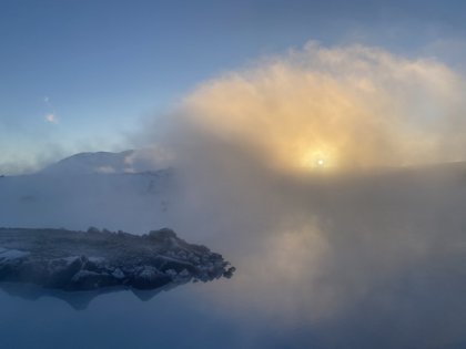 Зимняя Голубая Лагуна, фото Стасмир, photo Stasmir
