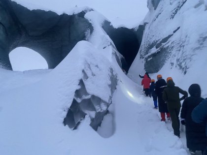 Поход в Ледниковые пещеры, Южный Берег Исландии, фото Стасмир, Photo Stasmir