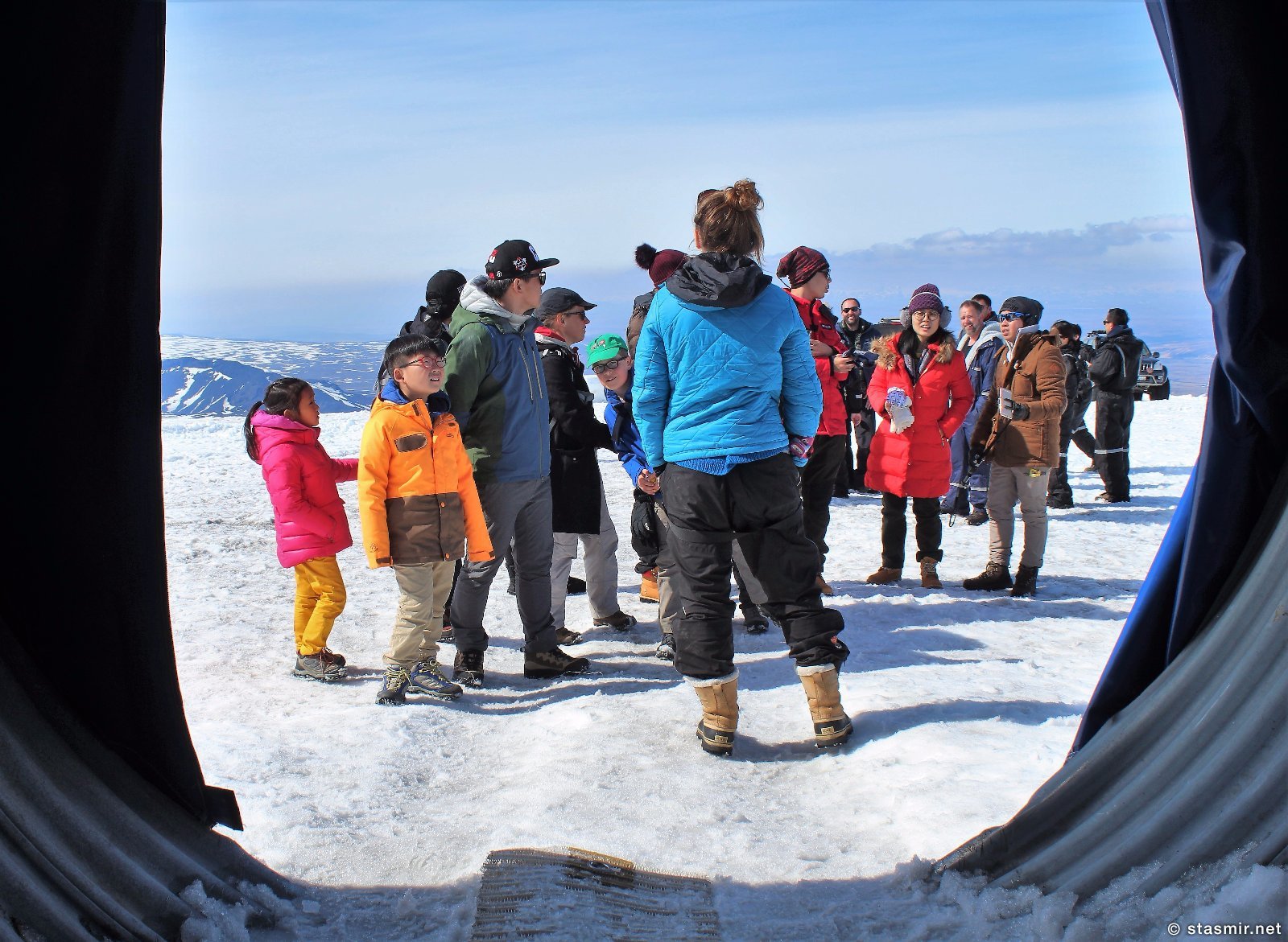 Внутри ледника Лаунгйёкудль, фотографии тура into the glacier, photo Stasmir