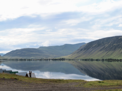Озеро Meðalfellsvatn í Kjós расположено во фьорде Квальфьёрдюр (Hvalfjörður) к северу от Рейкьявику, Западная Исландия. Фото Стасмир. Photo Stasmir.