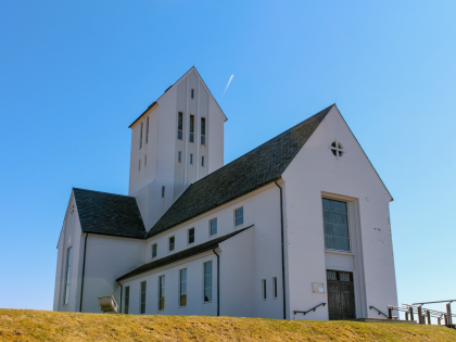 Skálholtskirkja — церковь в местечке Скаулхольт (Skálholt) — резиденции епископа Исландии с 1056 по 1909 год. Фото Стасмир. Photo Stasmir.