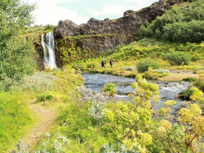 Gjáin, магическая страна водопадов Гйауин, самое красивое место в Исландии, фото Стасмир, photo Stasmir, Landmannalaugar, Ландманналёйгар, базальтовые колонны в Исландии, водопады Исландии