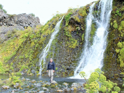 Gjáin, магическая страна водопадов Гйауин, самое красивое место в Исландии, фото Стасмир, photo Stasmir, Landmannalaugar, Ландманналёйгар, базальтовые колонны в Исландии, водопады Исландии, Стасмир, Stasmir, остановка по пути в Ландманналёйгар