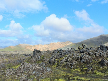 обсидиан, заросли обсидиана, hrafntinna, фото Стасмир, photo Stasmir, Landmannalaugar, Ландманналёйгар, пешие маршруты на Ландманналёйгар, желтый горы, желтые риолитовые горы, Stasmir, Стасмир