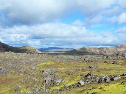 хрёйн - поля лавы, Landmannalaugar, Ландманналёйгар, Лундаманналаугар, джип-сафари, Исландия, фото Стасмир, photo Stasmir, пешие тропы на Ландманналаугар, обсидиан, поля обсидиана