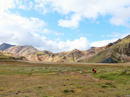 высокогороное плато Ланмманналаугар, Landmannalaugar, Ландманналёйгар, Лундаманналаугар, джип-сафари, Исландия, фото Стасмир, photo Stasmir, риолитоые горы, желтые горы Исландии