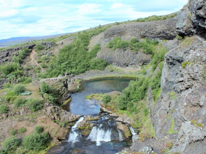 Gjáin, фото Стасмир, photo Stasmir, красивое место на маршруте Ландманналаугар