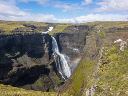 Háifoss - третий по высоте водопад в Исландии, фото Стасмир, Photo Stasmir