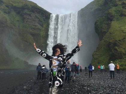 Skógafoss - водопад на Юге Исландии, фото Стасмир, Photo Stasmir