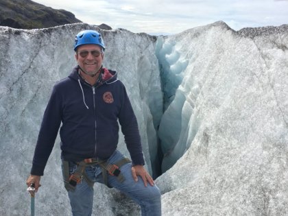На леднике Sólheimajökull, photo Stasmir, Фото Стасмир