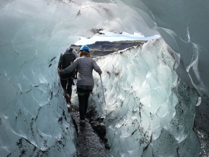 На леднике Sólheimajökull, photo Stasmir, Фото Стасмир