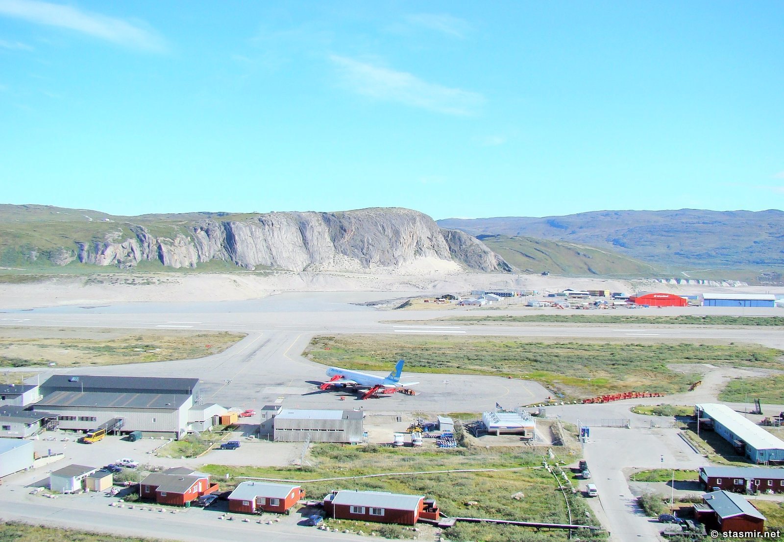 Кангерлуссуак, пересадочный аэродром в Гренландии, фото Стасмир, photo Stasmir