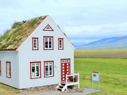 Glaumbær или Глёймбаер - музей землянок на Севере Исландии, фото Стасмир, Photo Stasmir