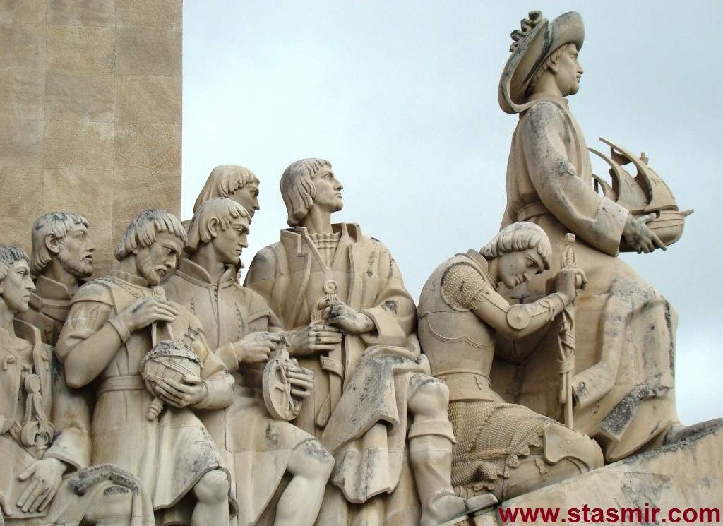 Padrão dos Descobrimentos, Лиссабон, Памятник первооткрывателям, Генрих Мореплаватель, Белем, фото Стасмир, photo Stasmir