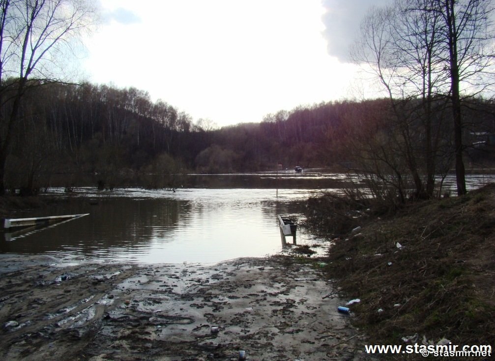 Половодье, Река Ока, Калужские края, разлив реки, Фото Стасмир, Photo Stasmir