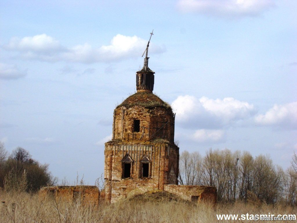 Я - церковь без креста, развалины церкви, Калужская губерния, Фото Стасмир, photo Stasmir