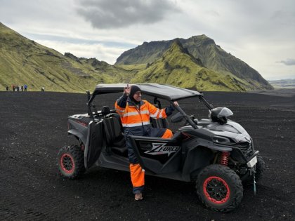 Квадрик из Katla Track, а на нем Станислав  Стасмир Смирнов, фото Стасмир, photo Stasmir
