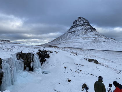виды зимней Исландии, фото Стасмир, Photo Stasmir, Kirkjufell зимой