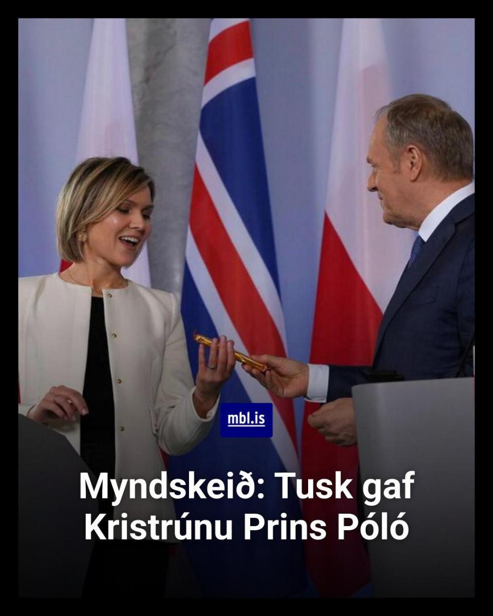 Donald Tusk, Kristrun Frostadottir and Prince Polo, from the medeia, stasmir, stasmirnet