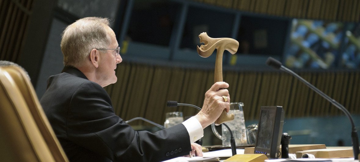 Gavel of Thors, молоток Торса, фото с сайта ООН