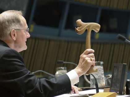 Gavel of Thors, молоток Торса, фото с сайта ООН