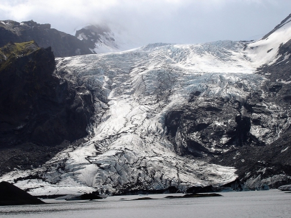 Ледниковая лагуна по пути к Тоурсмёрку, которая исчезла в 2010 году, Тоурсмёрк, Торсмерк, Þórsmörk, фото Стасмир, photo Stasmir