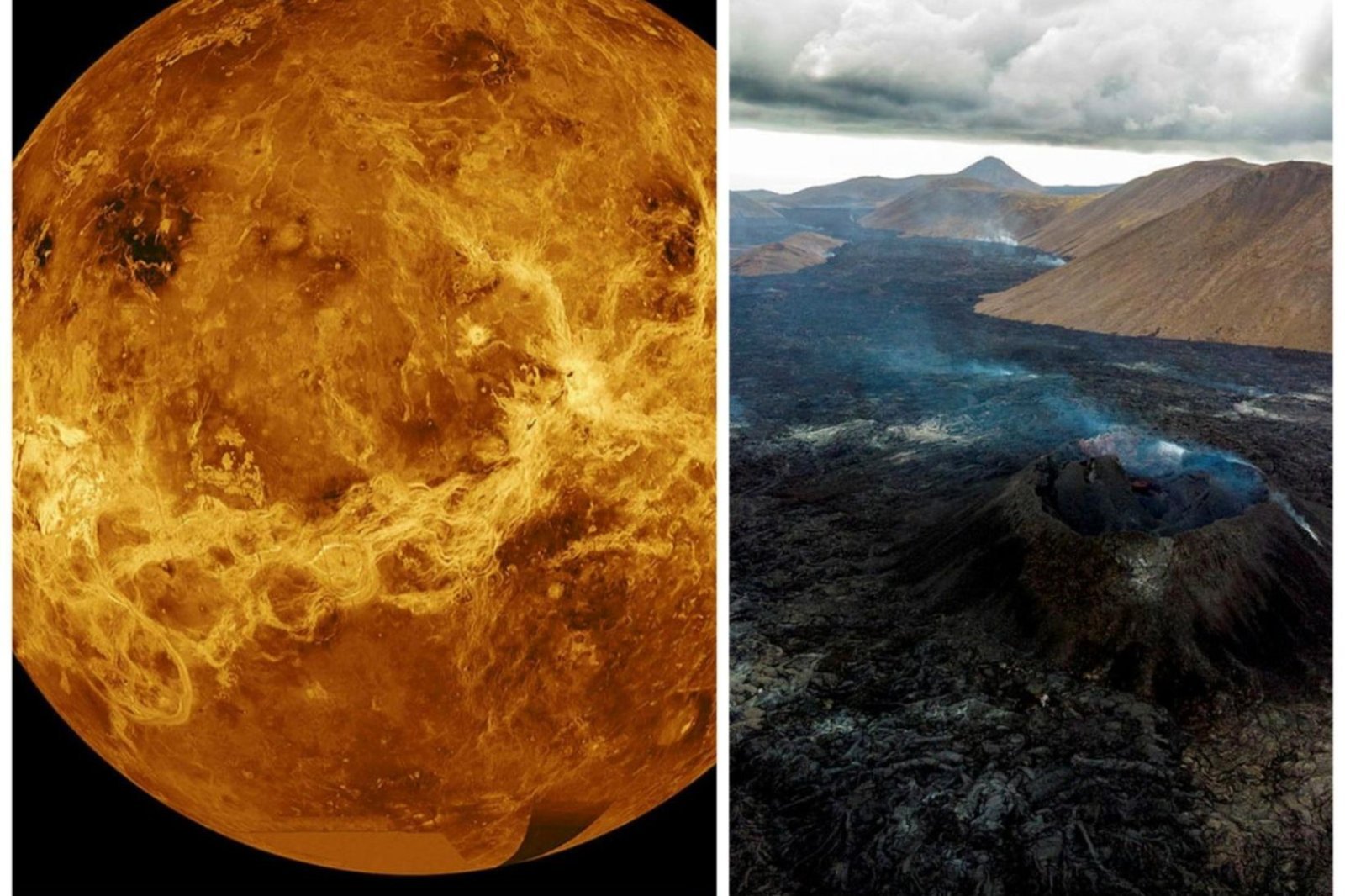 Рейкьянес и Венера - две большие разницы. Фото из исландской газеты Mbl