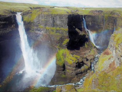 Háifoss, Хауифосс, Южная Исландия, фото Стасмир, photo Stasmir