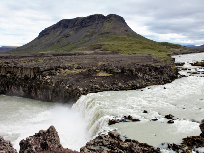 Тьоувафосс, þjófafoss водопад в Южной Исландии, фото Стасмир, Photo Stasmir