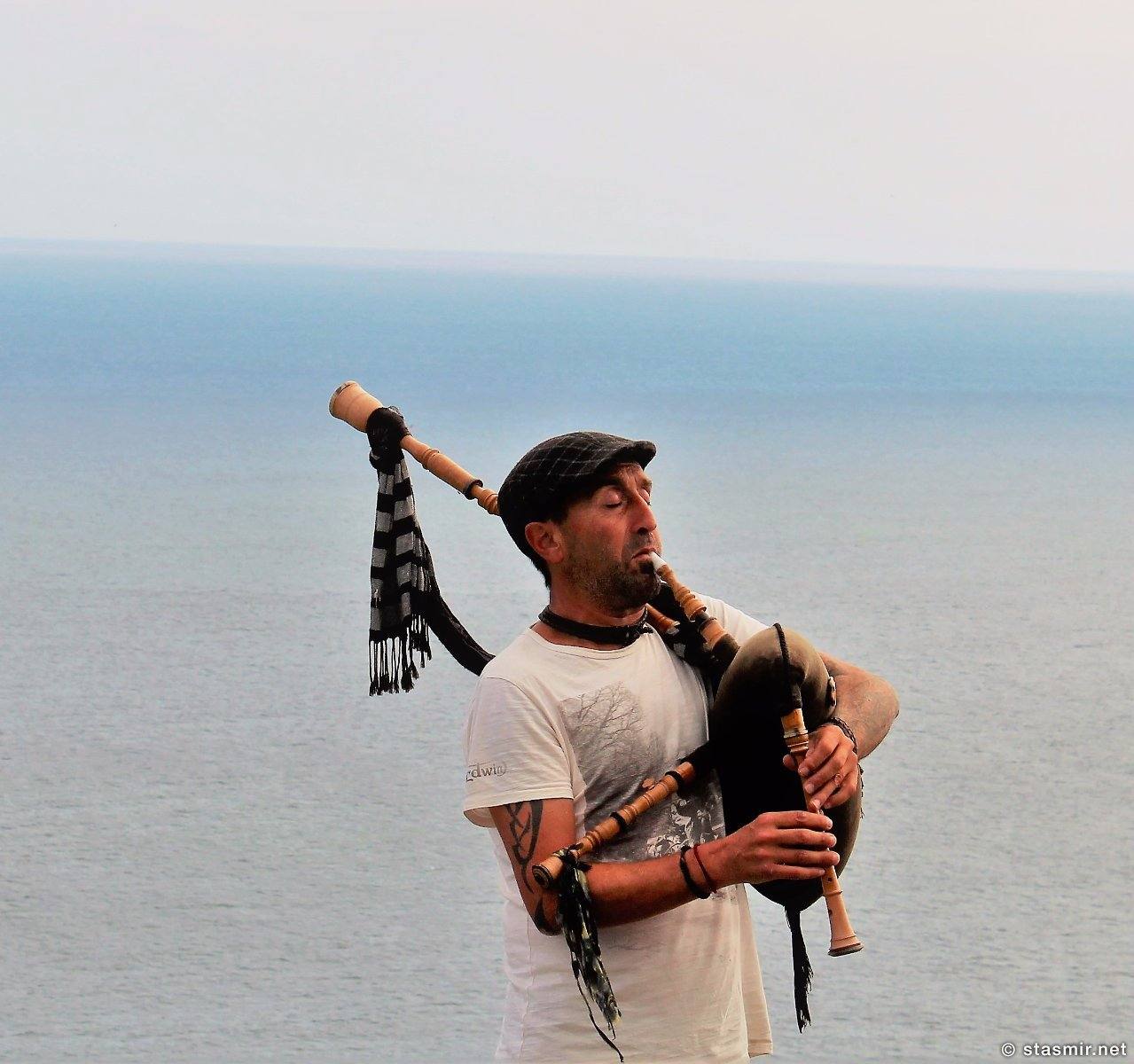 celtic piper in Galicia, Spain, Волынщик-кельт в Галисии, Испания, фото Стасмир, photo Stasmir