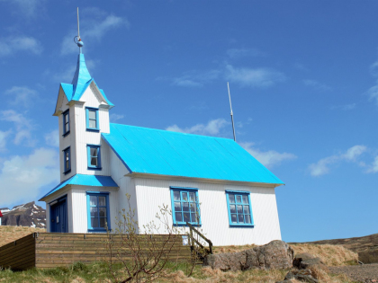 Stöðfafjarðarkirkja Gamla - Церковь в Стодварфйюрдюре, фото Стасмир, Photo Stasmir