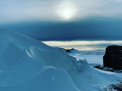Iceland in Winter, Winter Iceland, snowdrifts, photo by Stasmir, зимняя Исландия, фото Стасмира, сугробы в зимней Исландии