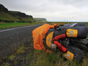Vladimir Sharlaev, велосипедный тур по Исландии
