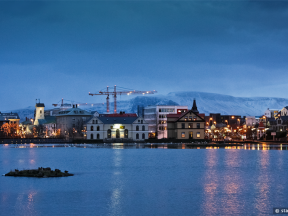 Пруд «Tjörnin» в сердце Рейкьявика