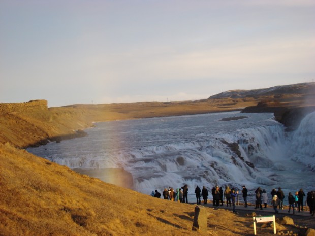 Золотой водопад, Исландия