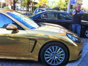 Золотой Porsche в Фару, Алгарве