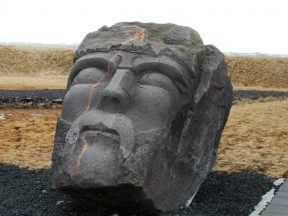 голова викинга, музей в Ньярвике, фото Стасмир, photo Stasmir