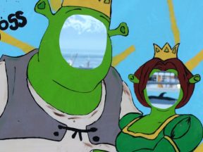 Зеленая зона городка Хусавик во время дня конфеток, фото Стасмир, Photo Stasmir